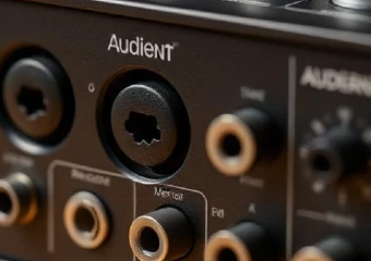 Audient id14 im Tonstudio