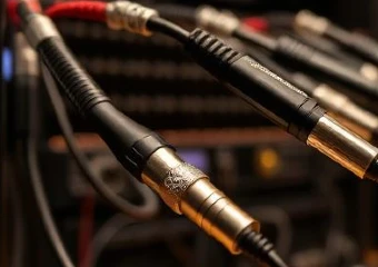 Audiokabel im Aufnahmestudio